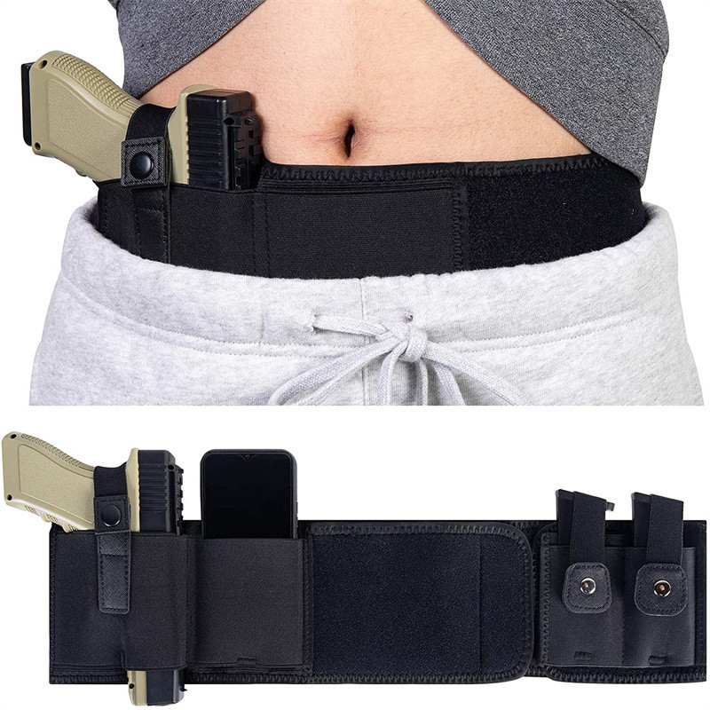 Edc Carry Gun - Étui pour pistolet avec bande ventrale