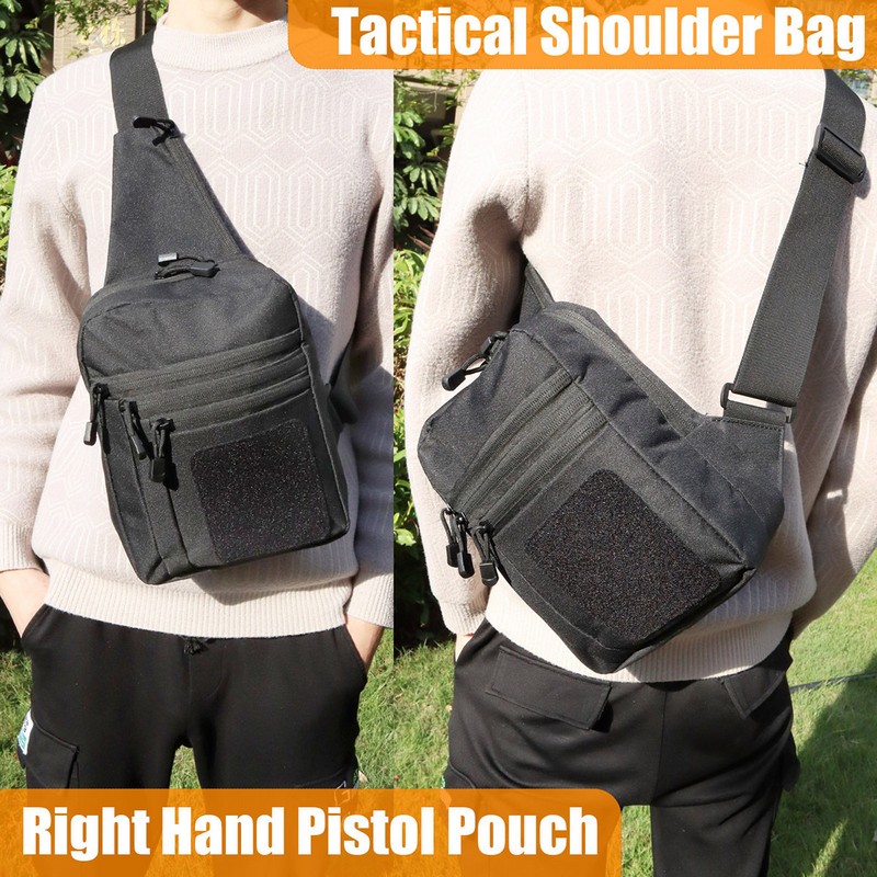 Nouveau sac de poitrine tactiq - Edc Carry Gun avis et prix