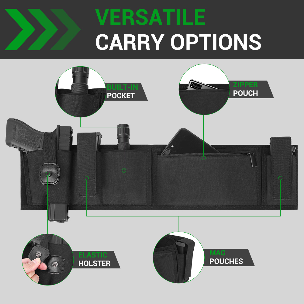 Étui de ceinture pour arme à f - Edc Carry Gun avis et prix